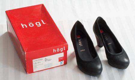 Högl Softline Pumps Grösse 35 oder 34 1/2 Leder schwarz
