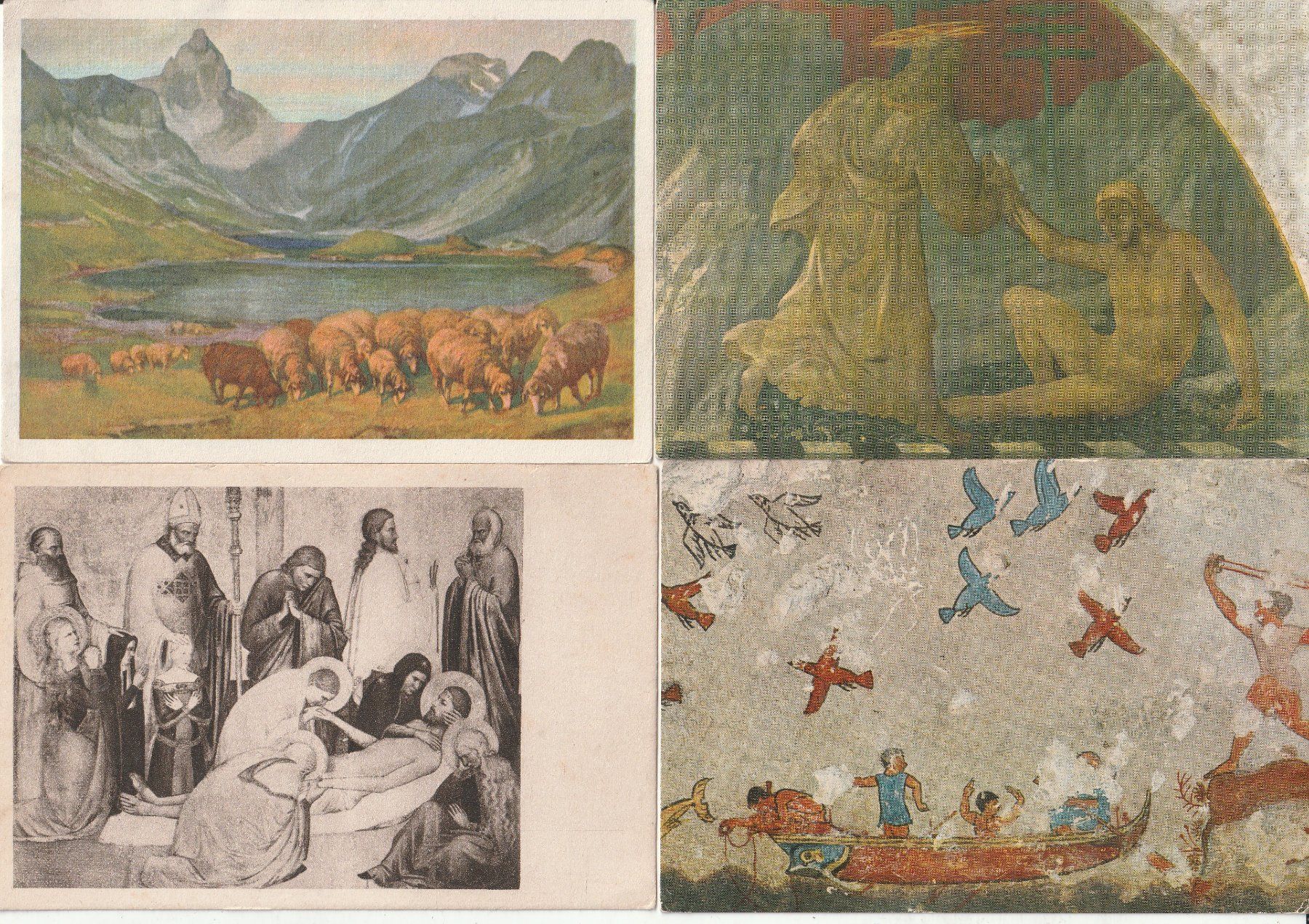 Cartoline postali: 40  Gruss - Kunst - Diverse Karten – Usato da Lumbrein venduto da made02 9