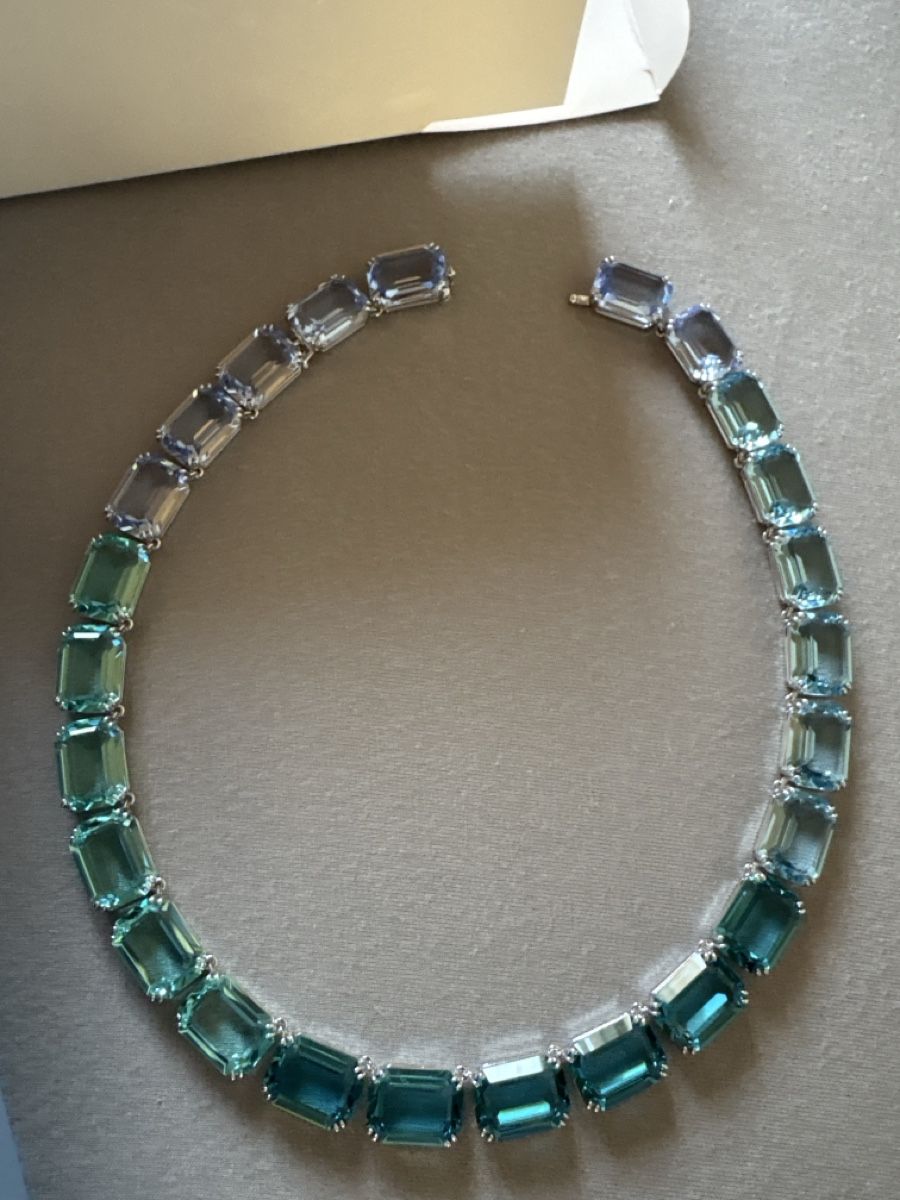 Swarovski Catenine: Collier Swarovski millenia turquoise – Nuovo e nell'imballaggio originale da Riddes venduto da nati48