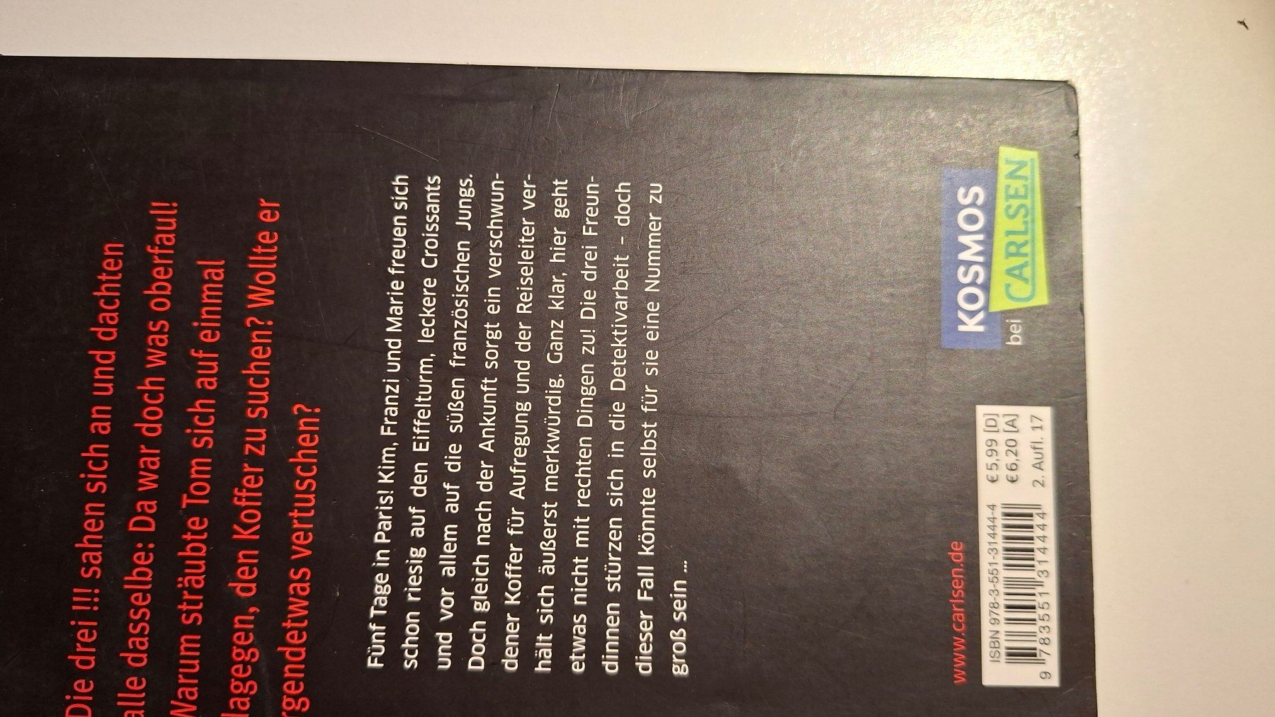 Livres: Die drei !!! Tatort Paris – D'occasion à Dietikon par Buchantiqdietikon 2
