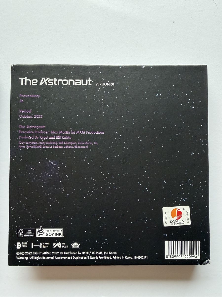 CD: BTS - Jin The Astronaut Version 1 & 2 – Nuovo (secondo la descrizione) da Belp venduto da silverlight88 2