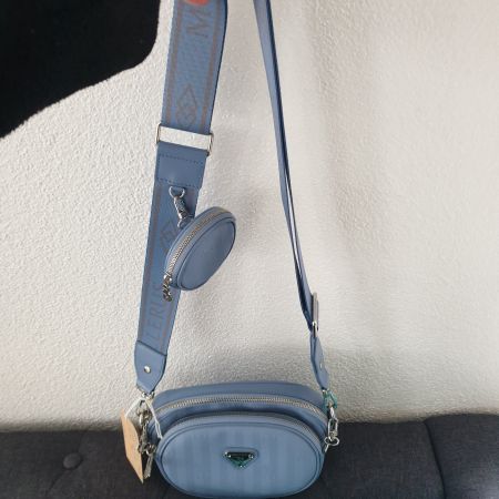 Maison Mollerus Tasche GAMS sky blue/silver