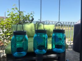 Restposten☀️3x Laterne mit Teelichteinsatz