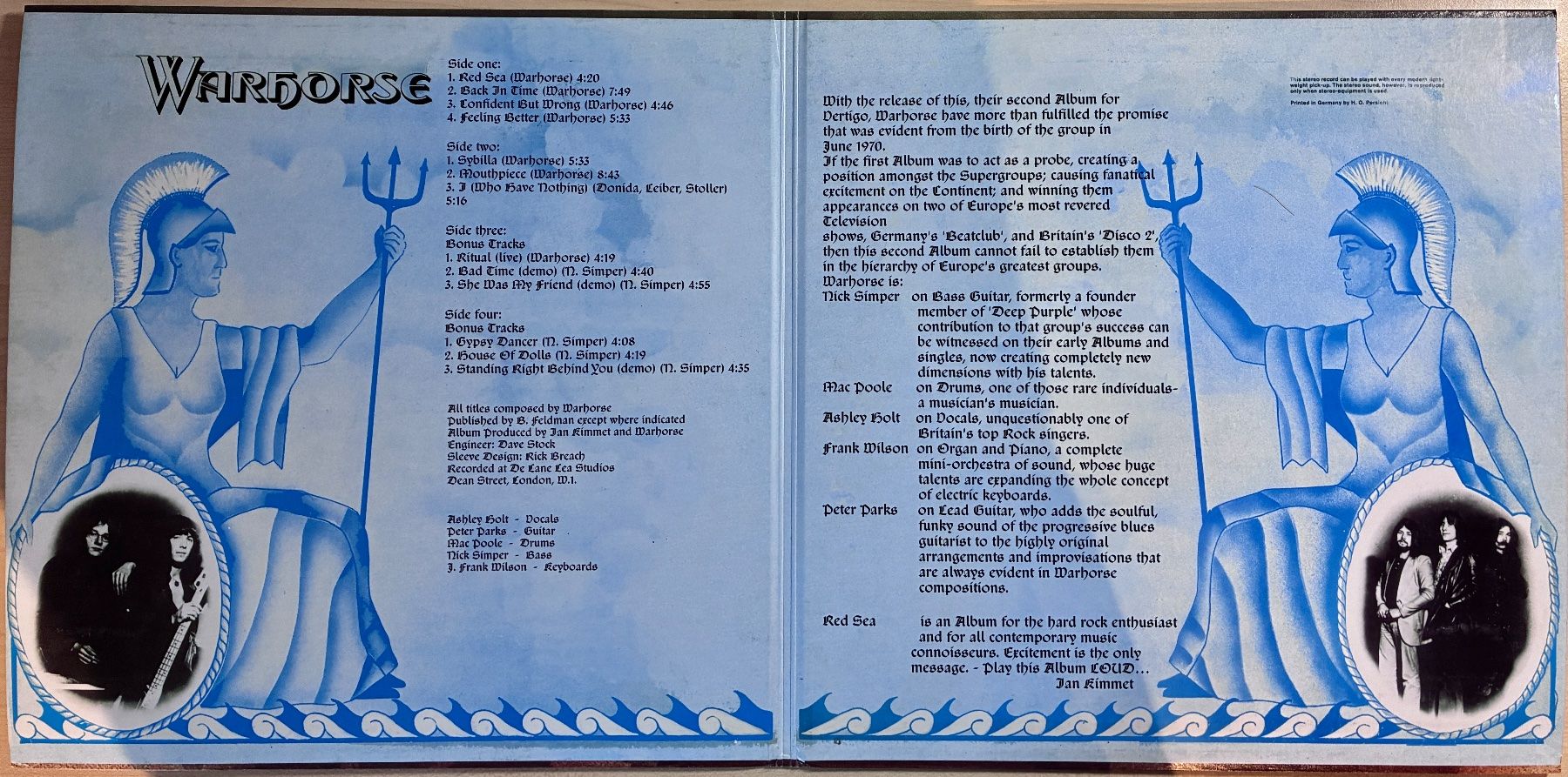 Dischi in vinile: Warhorse - Red Sea, RI Akarma IT – Nuovo (secondo la descrizione) da Buchberg venduto da ICM-Tapefan-1961-MCS 1