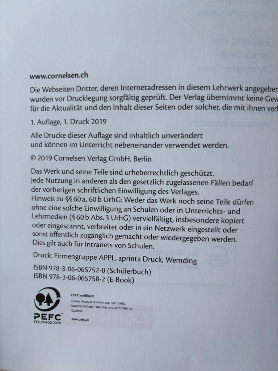 Livres: Schweizer Geschichtsbuch Neue Ausgabe 2 Cornelsen – D'occasion à Rafz par sk8_9v2s 1