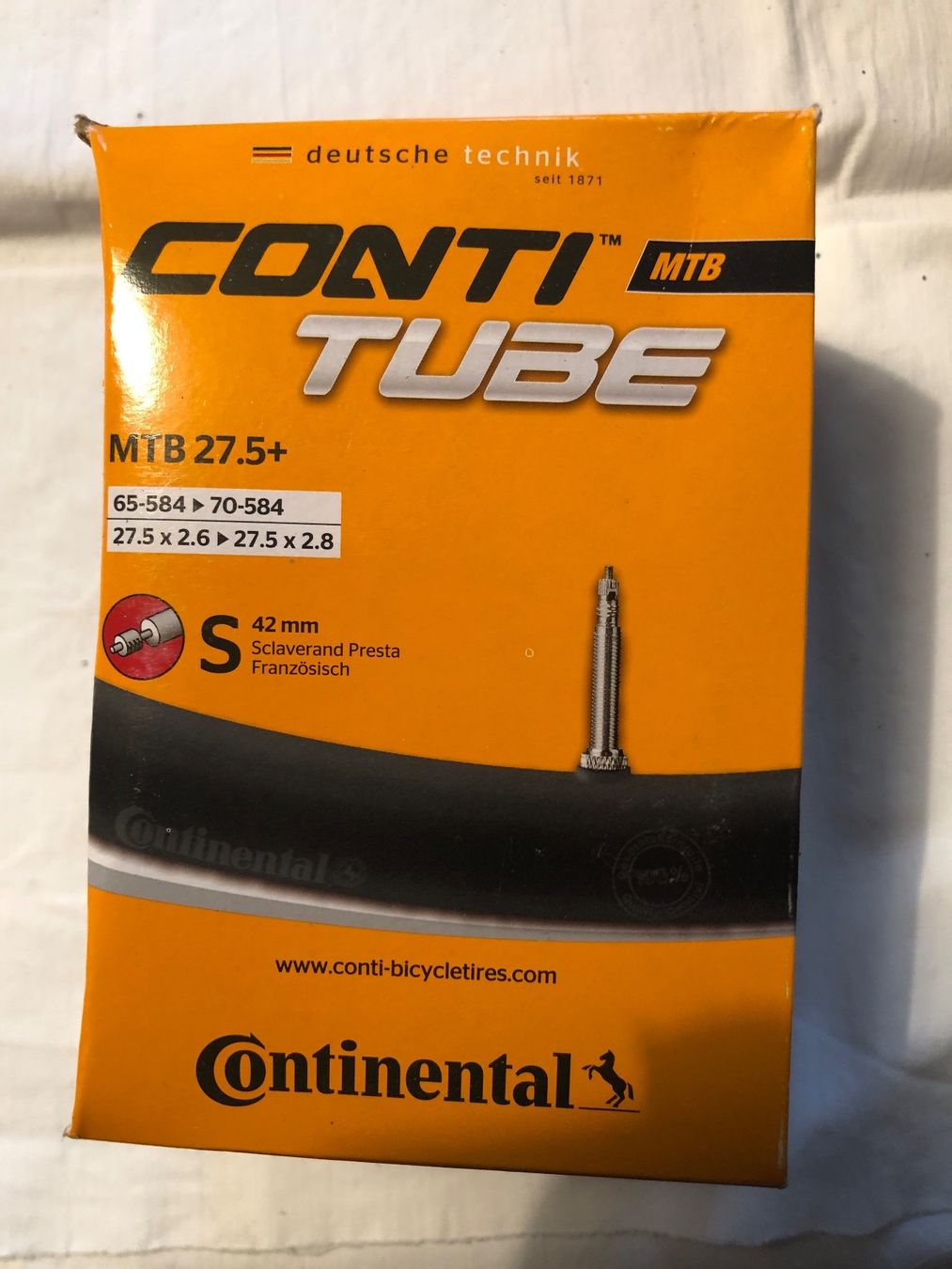 Continental Pezzi di ricambio: Fahrradschlauch – Nuovo e nell'imballaggio originale da Kölliken venduto da engine02