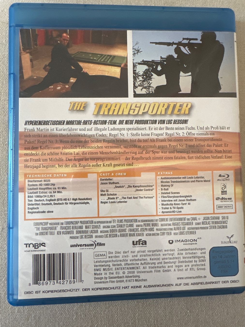 Tutti i DVDs: Transporter 3 DVDs – Usato da Wiedlisbach venduto da Treiu 4