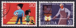 Satz SBK-Nr. 469-470 (Sonderpostmarken 1969) gestempelt