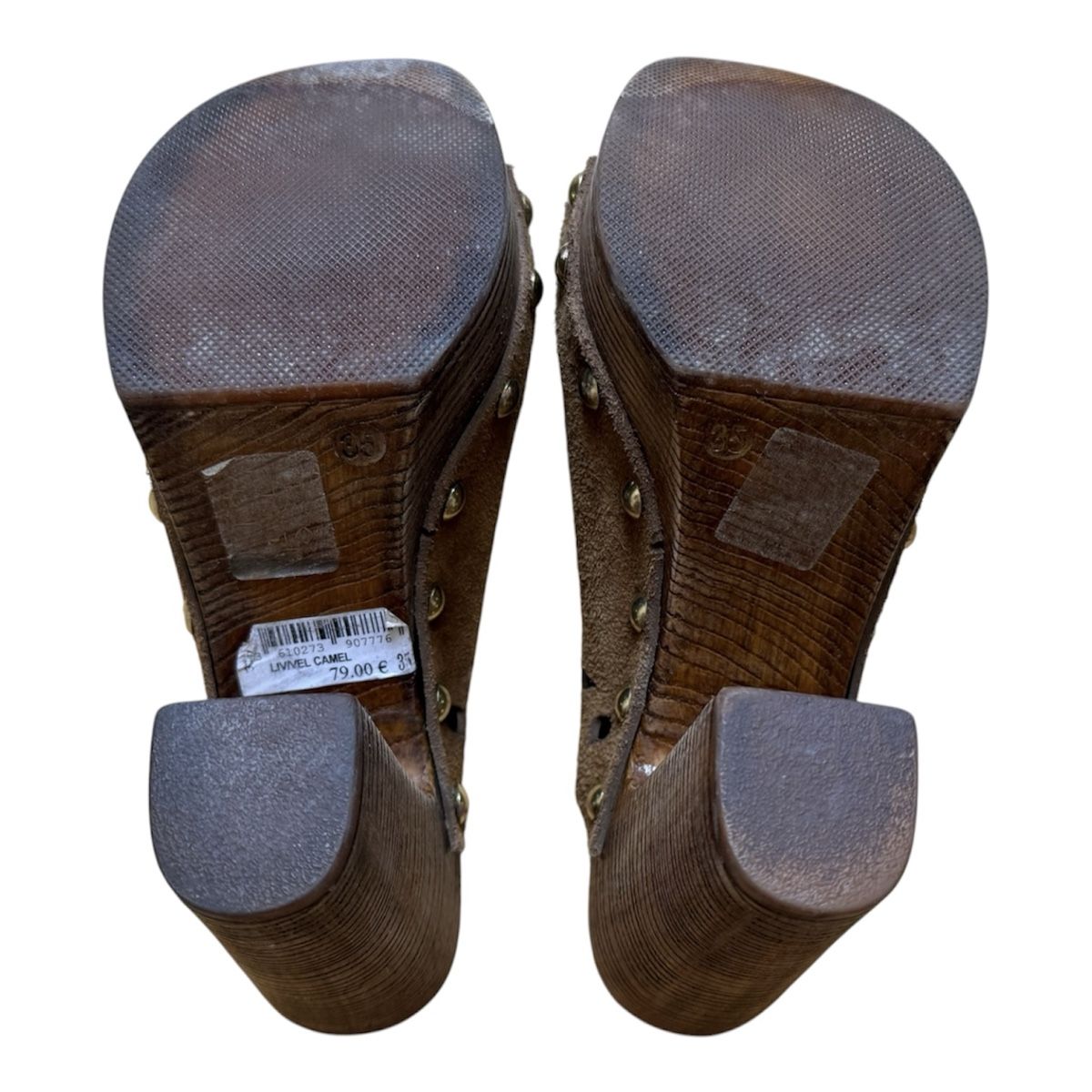 Scarpe da donna: San Marina Clogs Suede Wood Heel – Usato da Zürich venduto da pet_8jkt 2