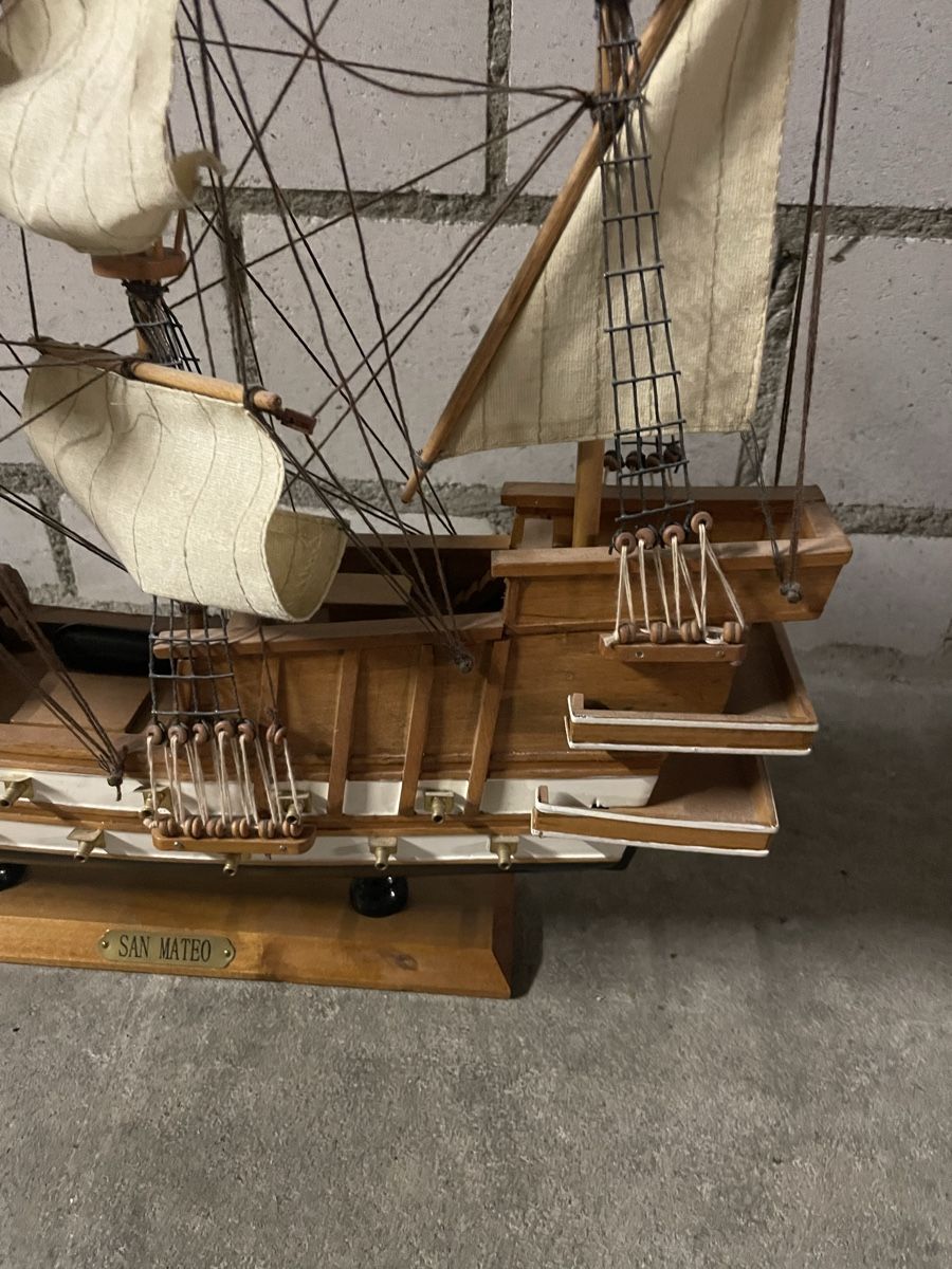 Tutte le decorazioni: Holzschiff - Kriegsschiff 3 Mast – Nuovo (secondo la descrizione) da Suhr venduto da mal_89fb 1