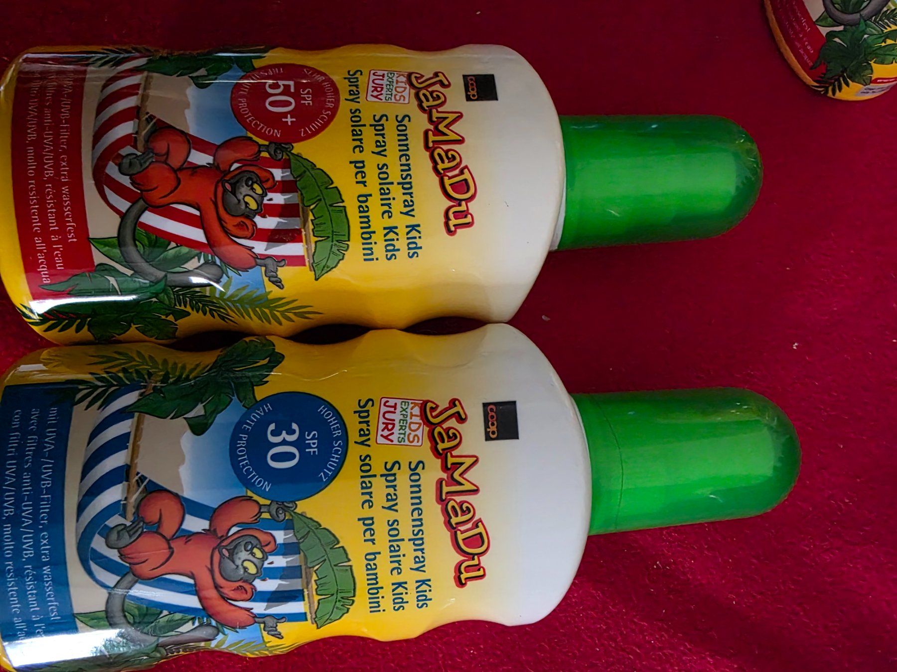 12 STÜCK JAMADU SUN SCHUTZ CREME FÜR KINDER F. 6X50+6X30 UVA (Neu und ...