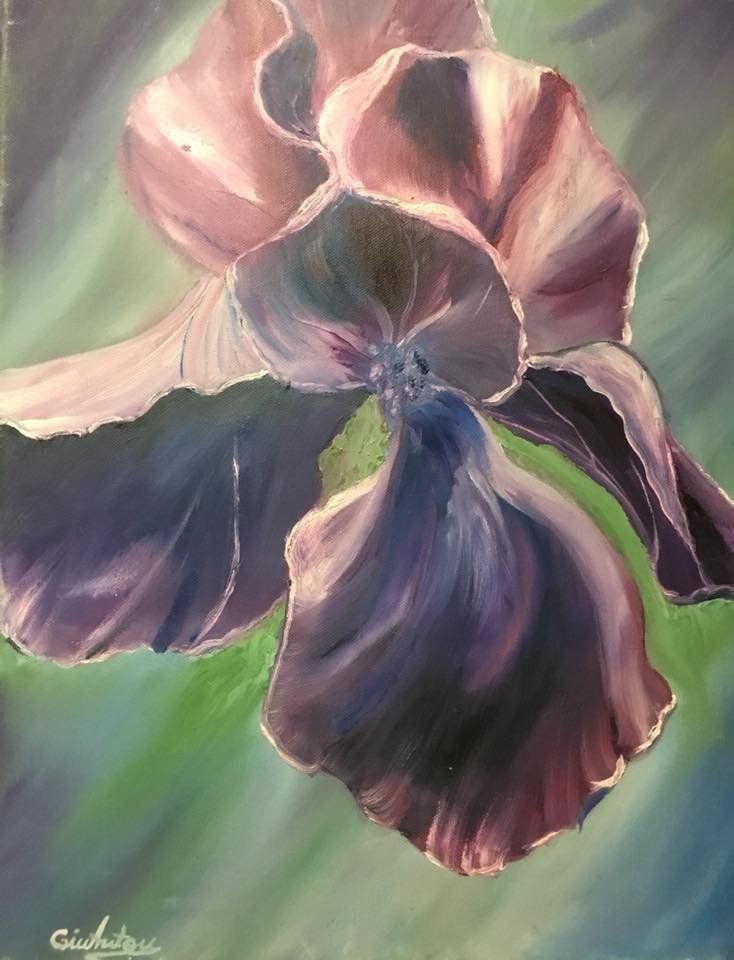 Gemälde: Van Goghs Iris – Neu (gemäss Beschreibung) aus Liestal von marieugenia