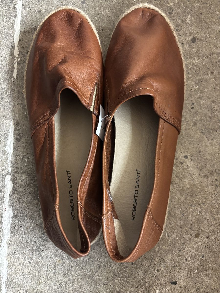 Roberto Santi Damenschuhe: Espadrilles Roberto Santi braun, Grösse 37 – Gebraucht aus Büren an der Aare von Nikito2001 1