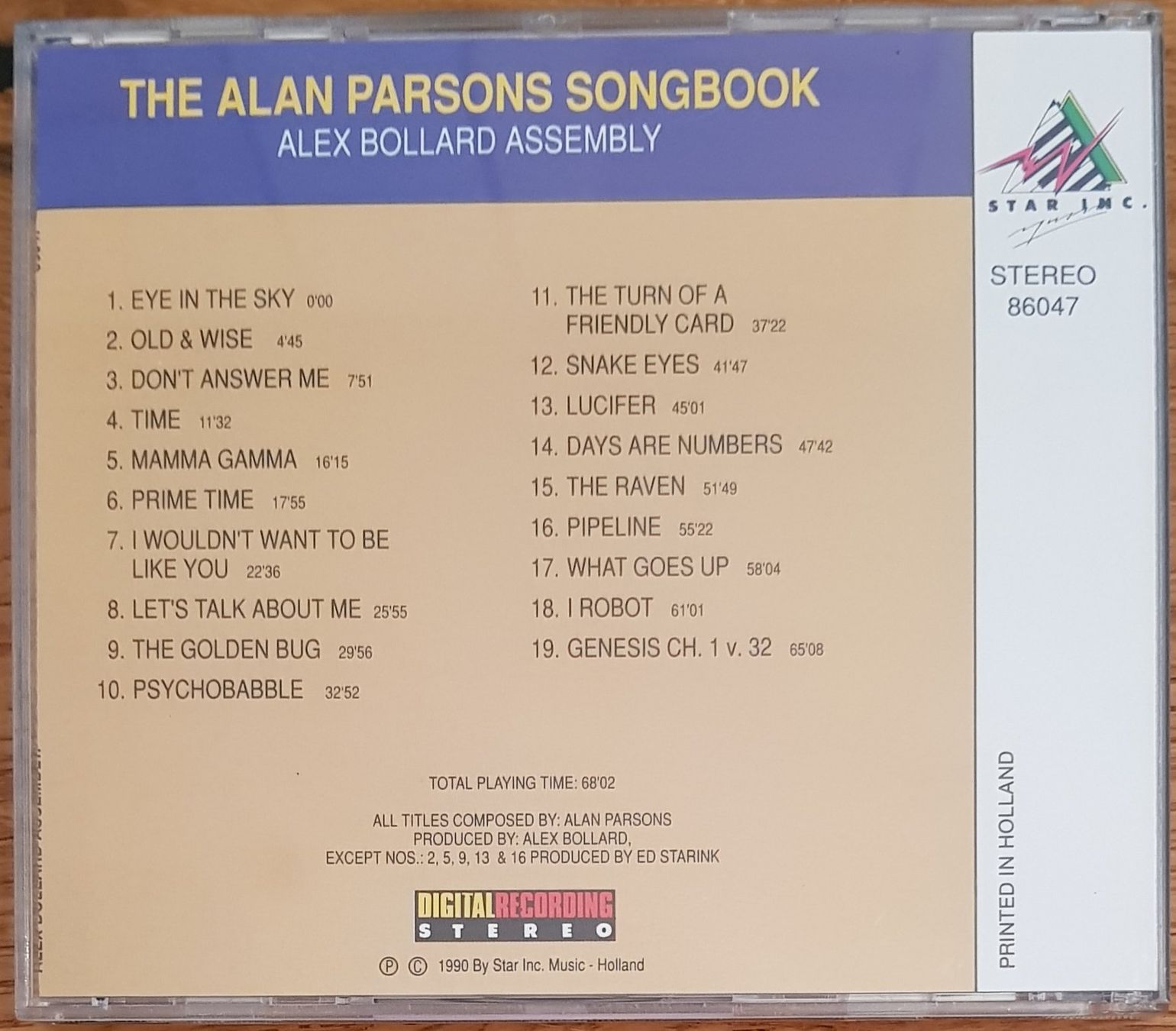 CD: The Alan Parsons Songbook – Usato da Schöftland venduto da dahonich 1
