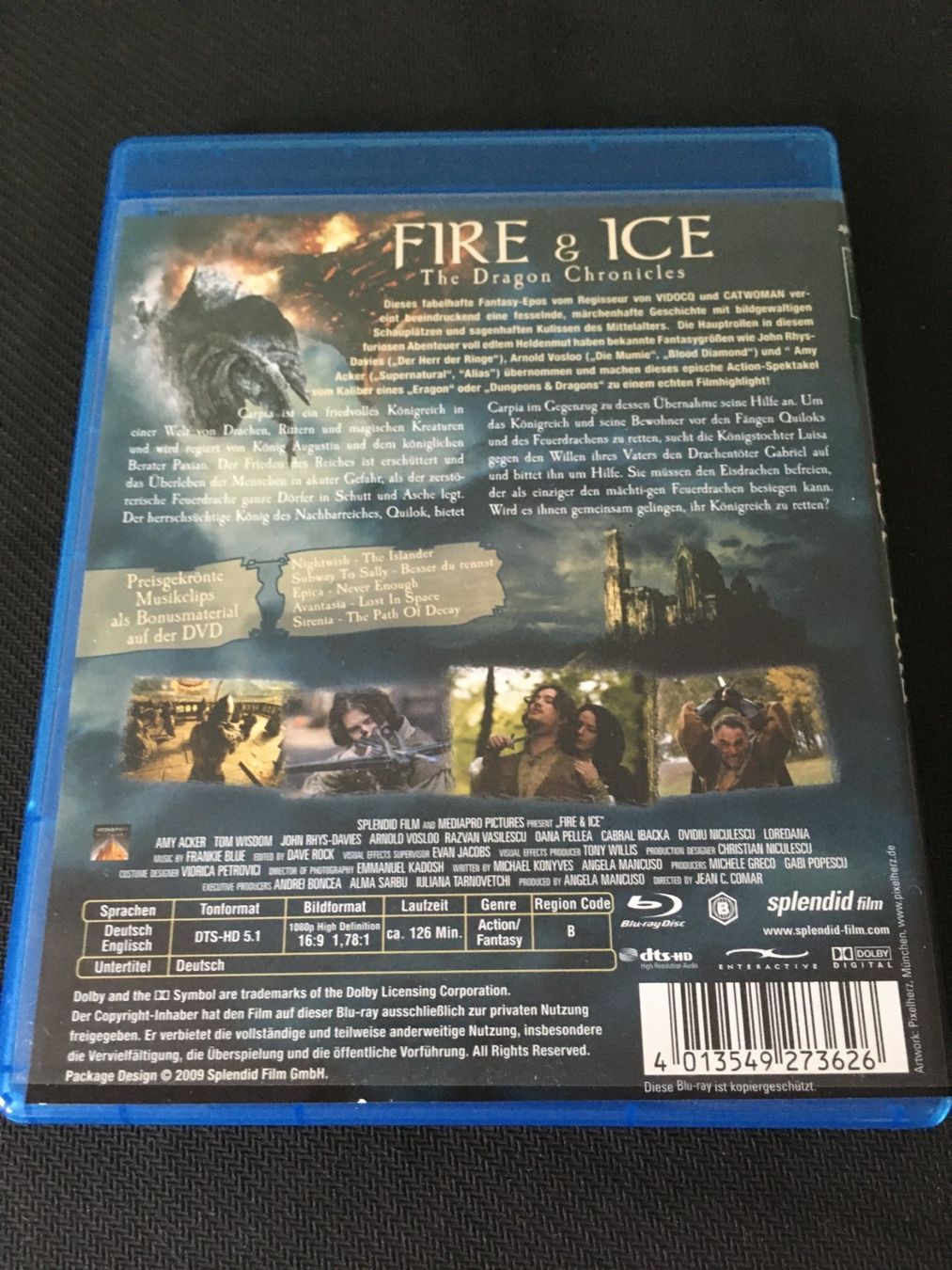 Tutti i DVDs: Fire & Ice - The Dragon Chronicles [Blu-ray] – Usato da St.Gallen venduto da MedienJoe 1