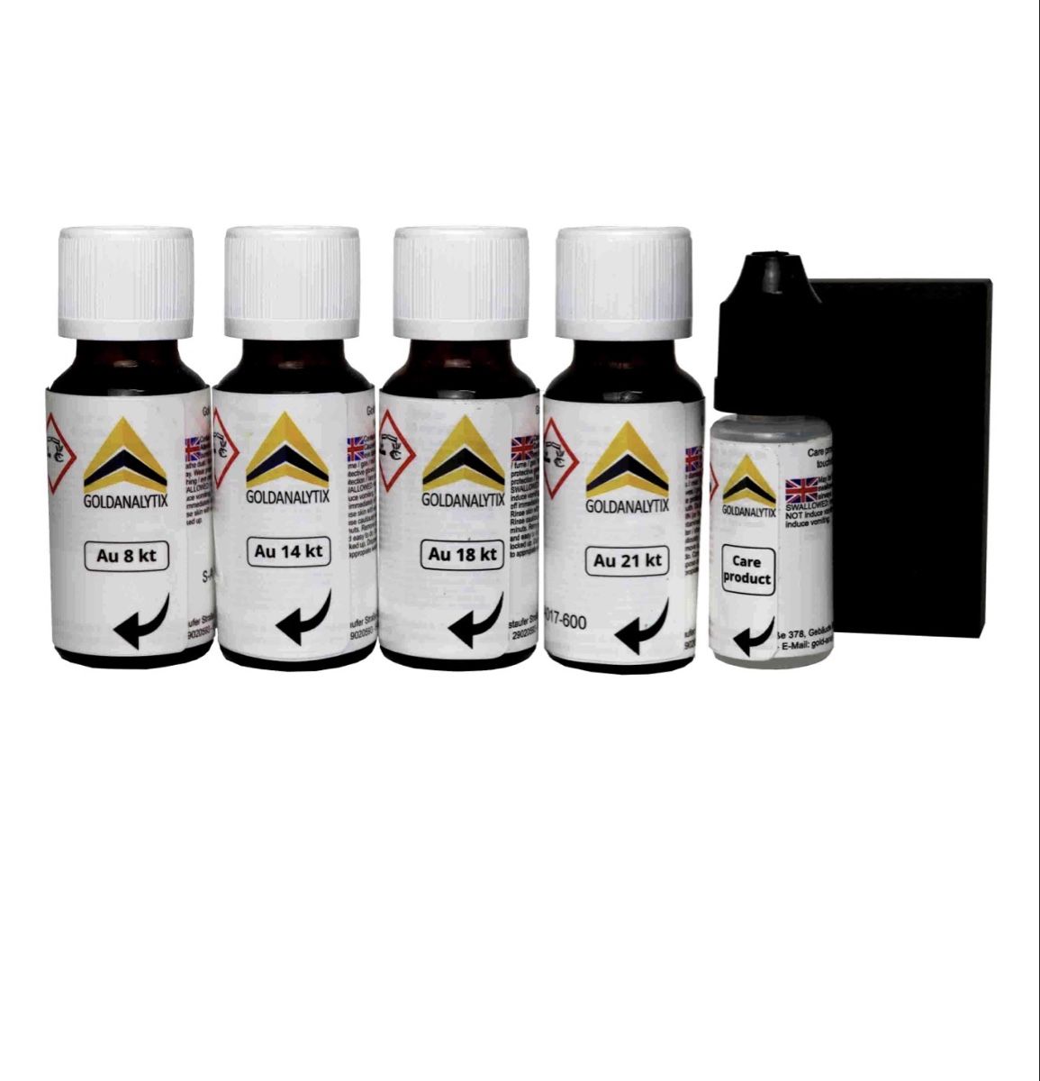 Misurare: Gold Prüfsäuren Set Goldtest – Nuovo e nell'imballaggio originale da schellenberg venduto da freefostore