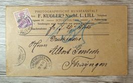 TR48 Enveloppe + Timbre Suisse 1903