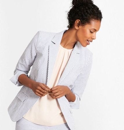 Neu Brooks Brothers Seersucker Blazer 38