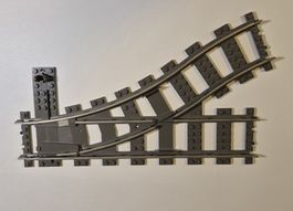 LEGO Eisenbahn Weiche links 9V (2861c01)