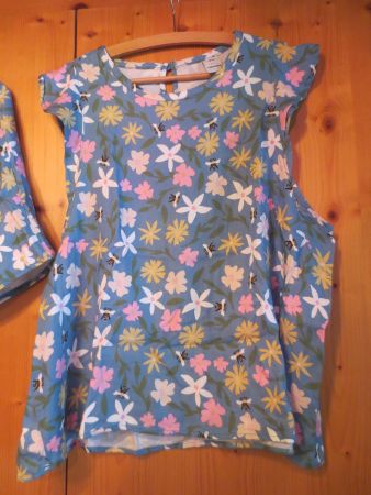 NEU: Herziges Pyjama kurz "Hering" Gr. L verspieltes Design