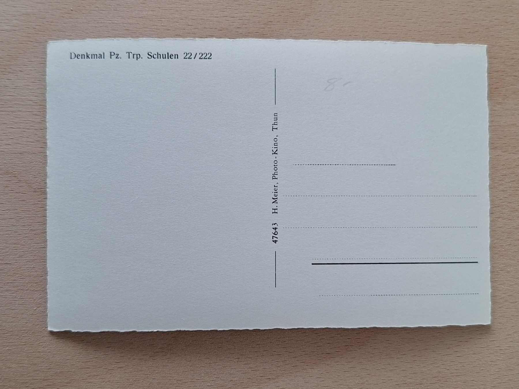 Cartoline postali: AK Militär Schweiz, Panzer Denkmal – Usato da Lohn-Ammannsegg venduto da Beo71 1