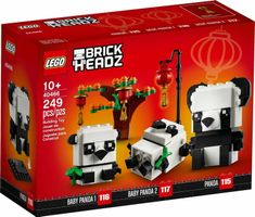 LEGO Brickheadz 40466 Chinese New Year Pandas