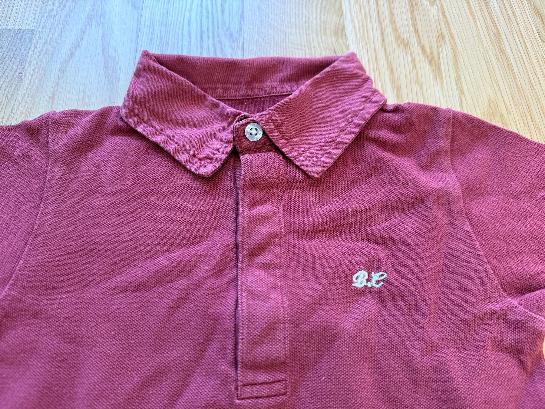 Camicie, T-shirt & Polo: Polo d'été bordeaux, taille 92 cm – Usato da Genève venduto da valmath 1