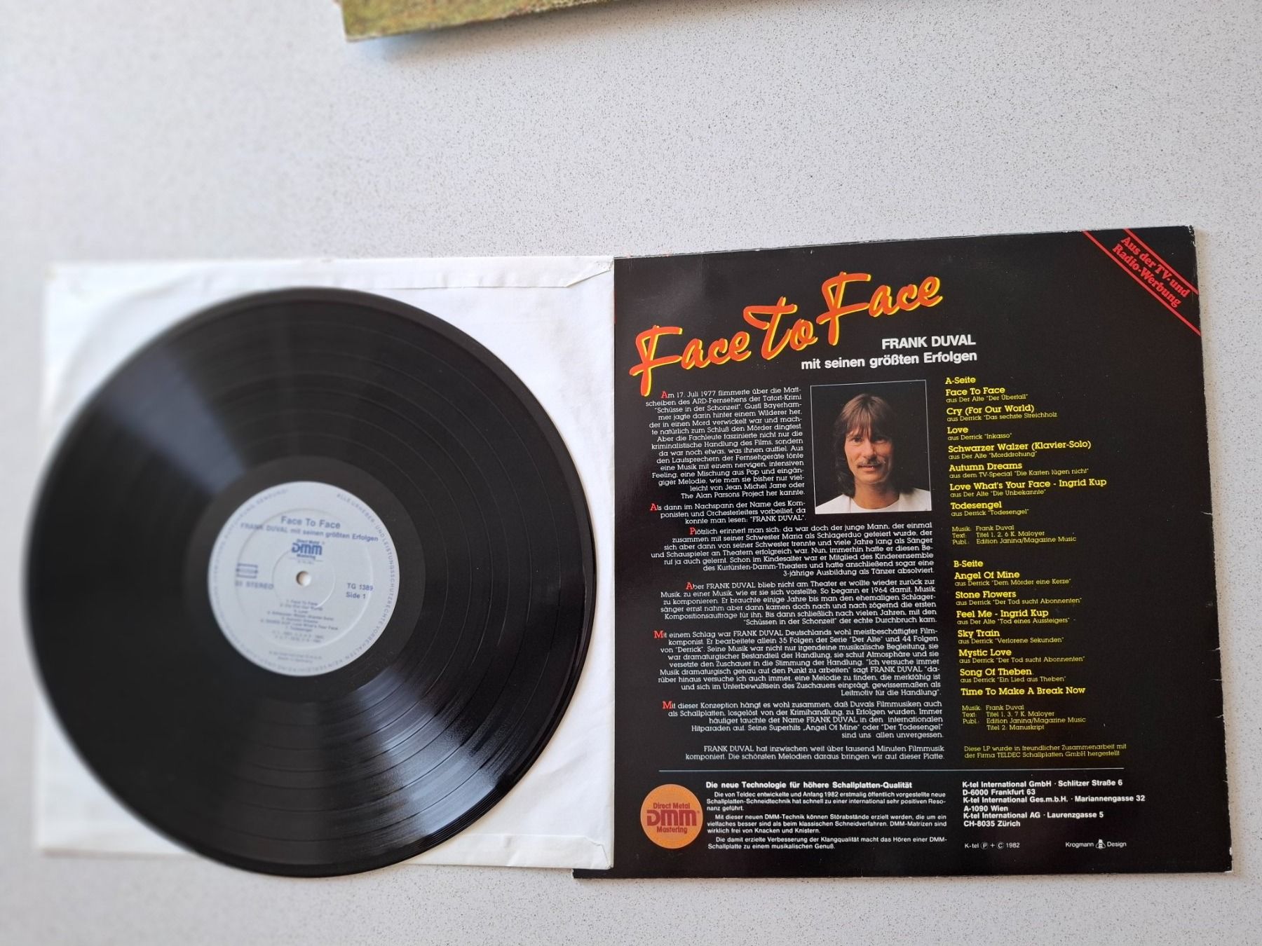 Schallplatten: Langspielplatte "Face To Face" von Frank Duval – Gebraucht aus Horw von Cila5 1