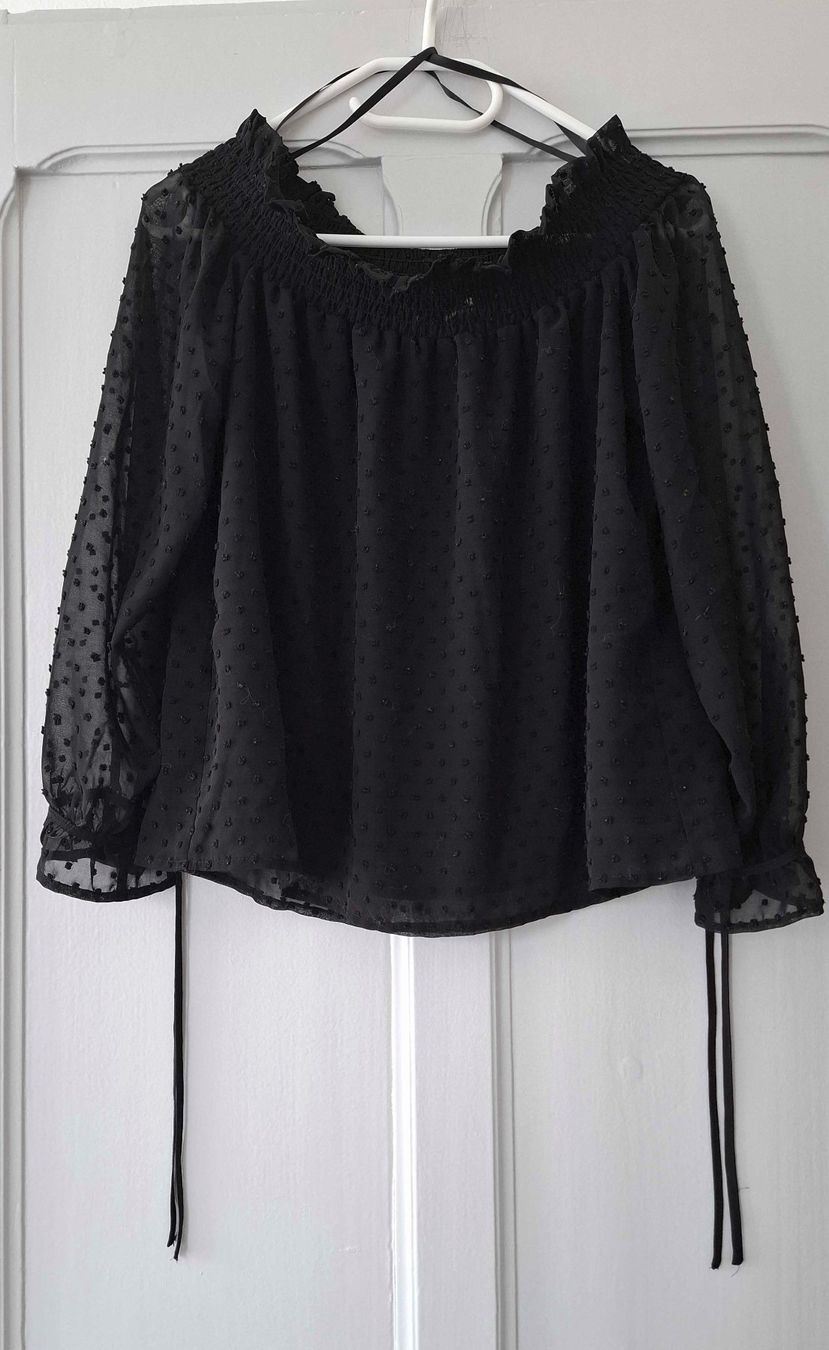 H&M Blusen: Blouse légère noire – Gebraucht aus La Chaux-de-Fonds von matsujun