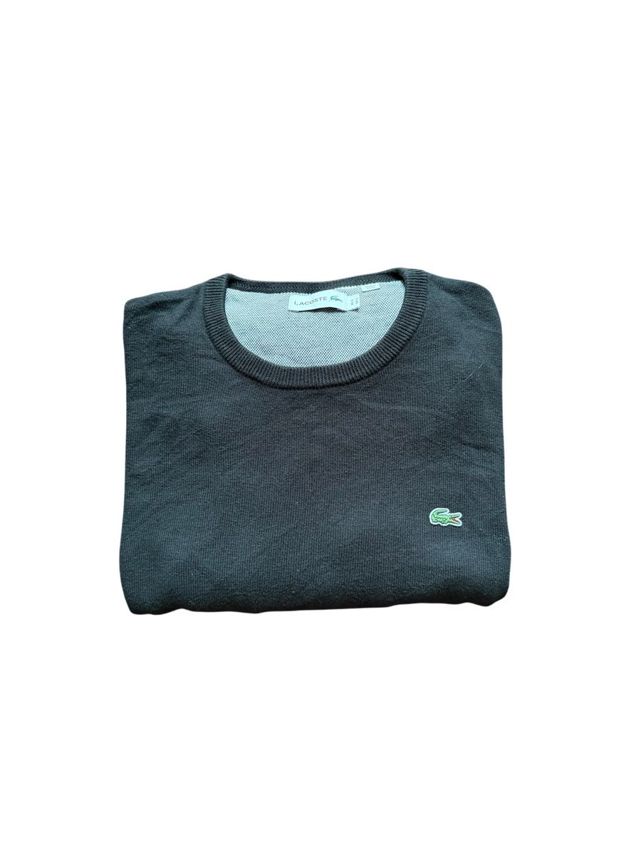 Lacoste Pulls & Sweat-shirts: Pull LACOSTE taille L noir coton 100% bon état – Neuf (Voir description) à Baulmes par resel_.tm 2