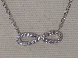 Halskette Silber 925 Infinity
