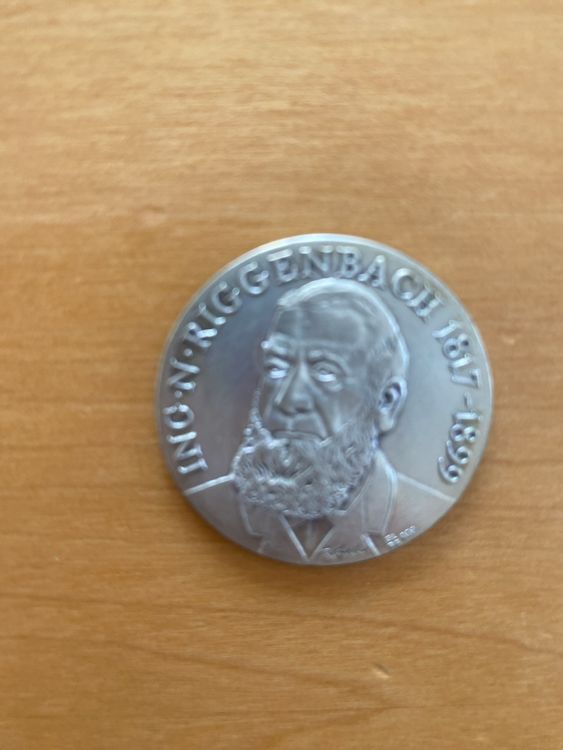 Médaille J.J. Riggenbach 1817-1895 (D'occasion) à Farvagny-le-Grand ...