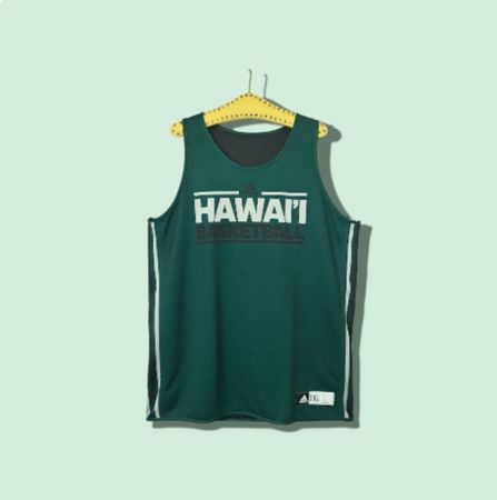 🥎 cooles ADIDAS Basketball-Trikot Hawaii 33 Gr. 2XL