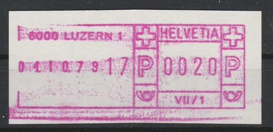Tous les timbres: SFS stark verschmiert – D'occasion à Oberglatt ZH par Wiedmi6