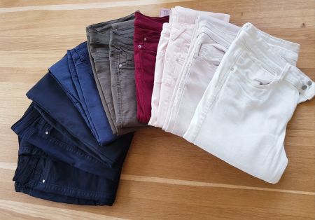 Kleiderpaket, 9 Stk. Jeans, Zara, Mango, etc. Gr. M/L