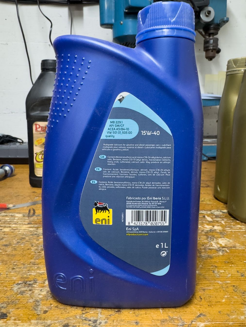 Oli & Additivi: eni Motoröl 15W40 – Nuovo e nell'imballaggio originale da Helgisried venduto da apple-sigi 1