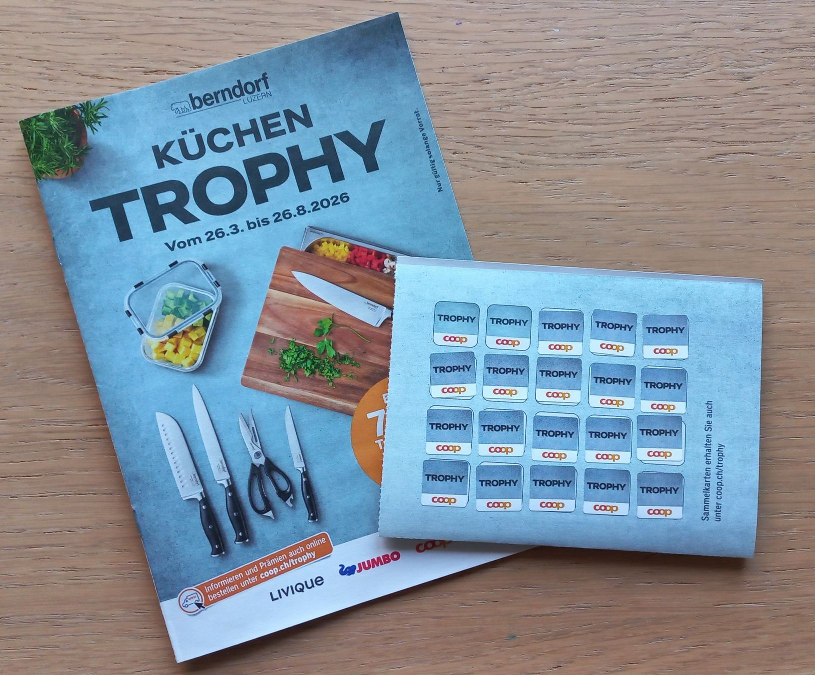 Coop Raccolte di bollini & punti: Coop Trophy Küchen 4 volle Karte – Nuovo (secondo la descrizione) da Schliern b. Köniz venduto da joni20 1