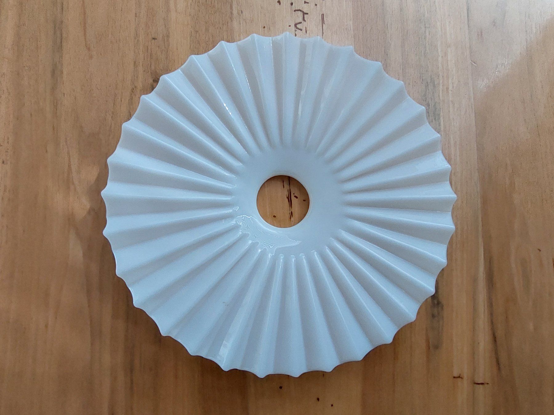 Paralumi: Lampenschirm Glas antik – Usato da Köniz venduto da CJAH