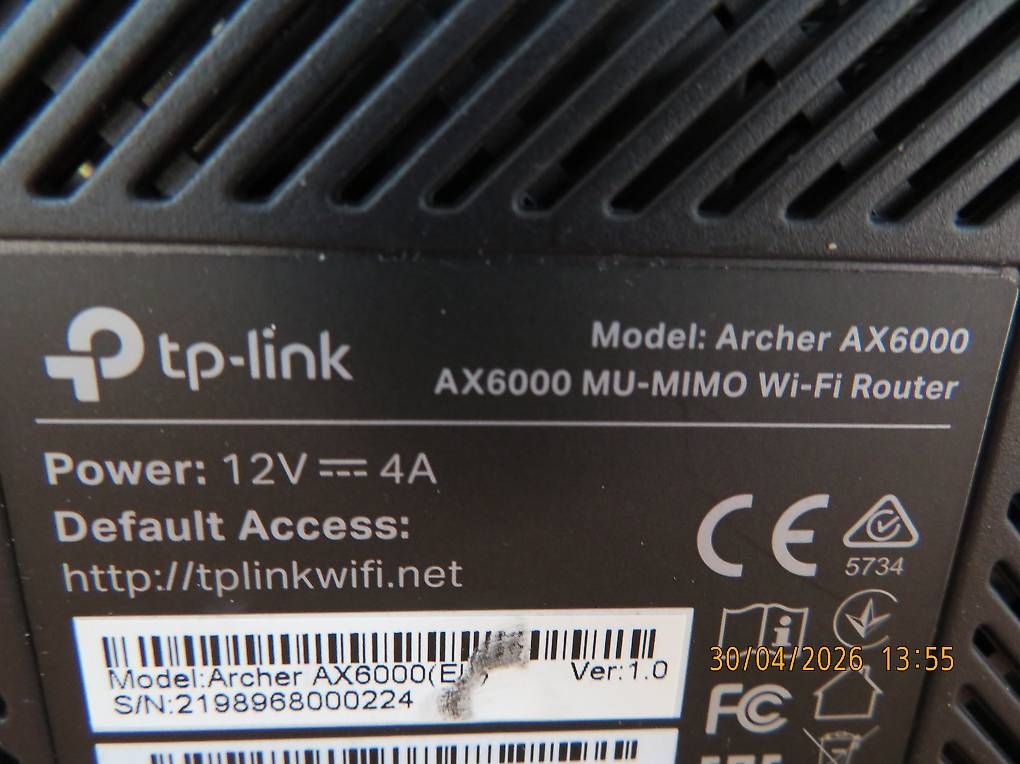 Modem & Router: tp link Archer AX6000 Wlan Router Wifi 6 – Usato da Buchs SG venduto da Ismuk 2