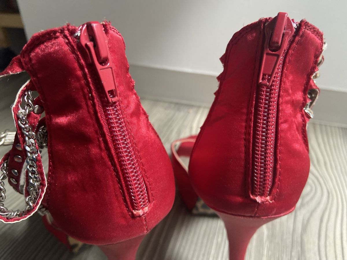 Scarpe da donna: Peeptoe Catwalk ,rot ,Grösse 37 – Usato da Sirnach venduto da SpeedyGT 1