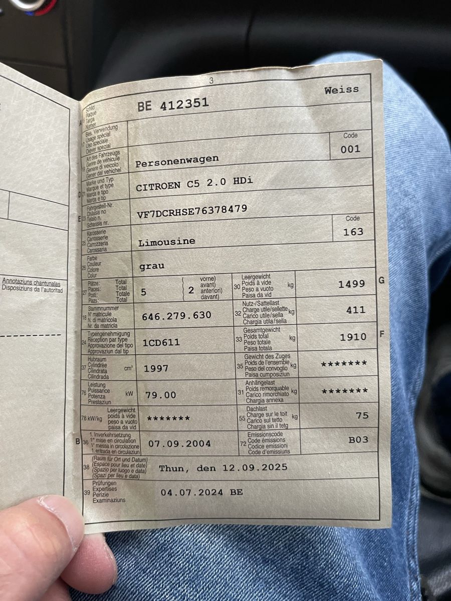 Citroën Autos: Citroen c5 2.0 diesel Automat – Gebraucht aus Spiez von bertula 8