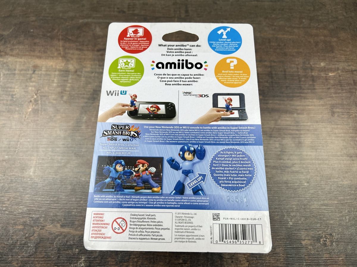Nintendo Statuette: Nintendo Amiibo Nr. 27 Mega Man Neu OVP – Nuovo e nell'imballaggio originale da Hallau venduto da R.R.91 1