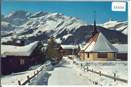 Wengen - Englische Kirche im Winter - Photo: E. Gyger