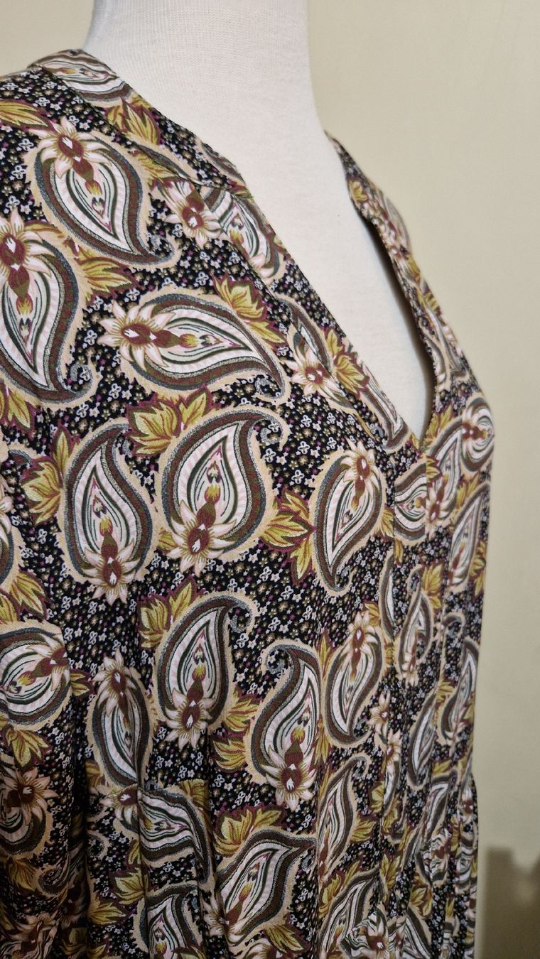 Ulla Popken Kleider: Studio Untold Maxikleid Paisley Gr. 42/44 – Neu (gemäss Beschreibung) aus Oberengstringen von Sheera7 3