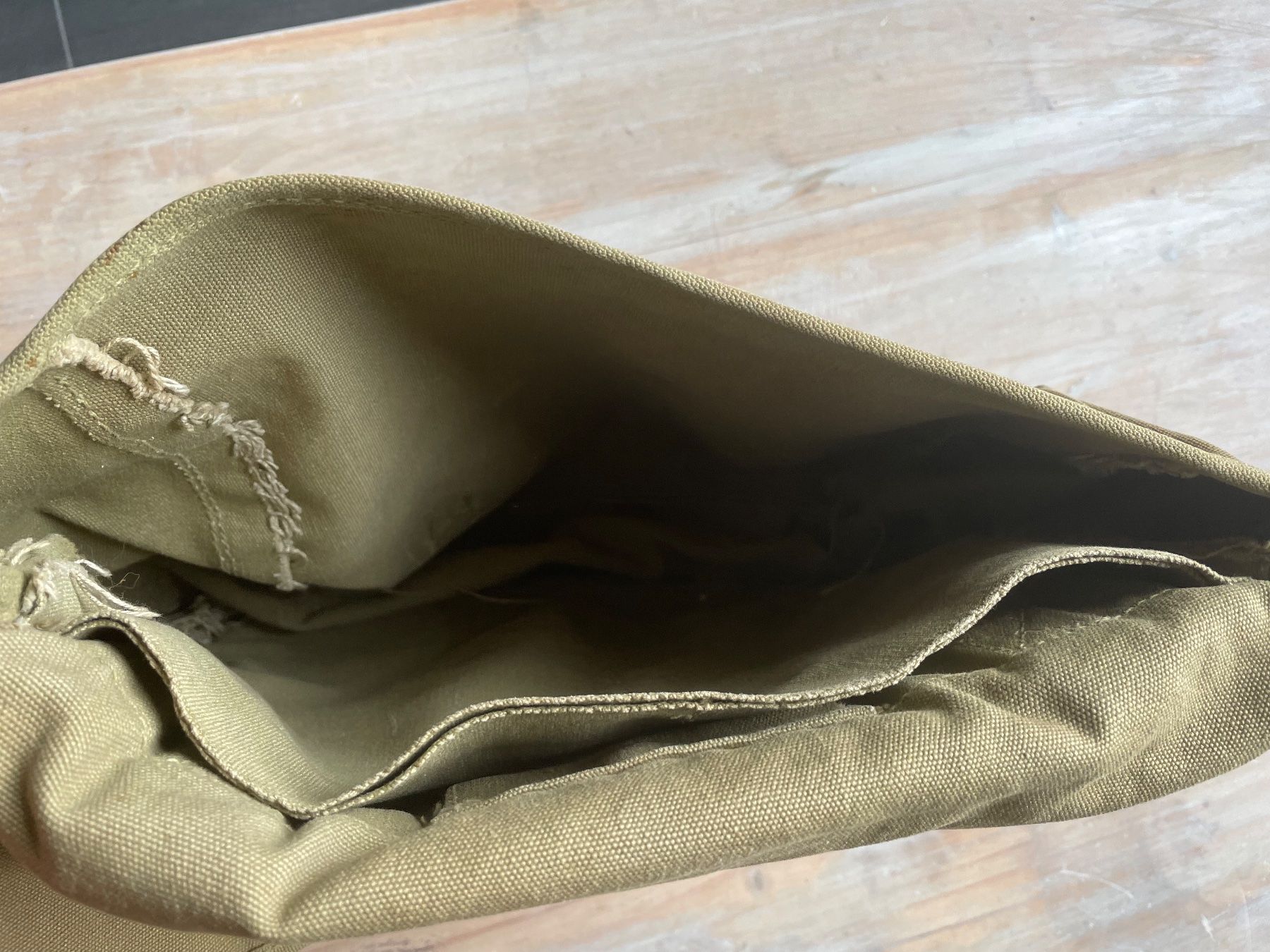 US Army Uniformi: Original WW2 US ARMY musette 1942 – Usato da Oberbütschel venduto da Woodie2005 5