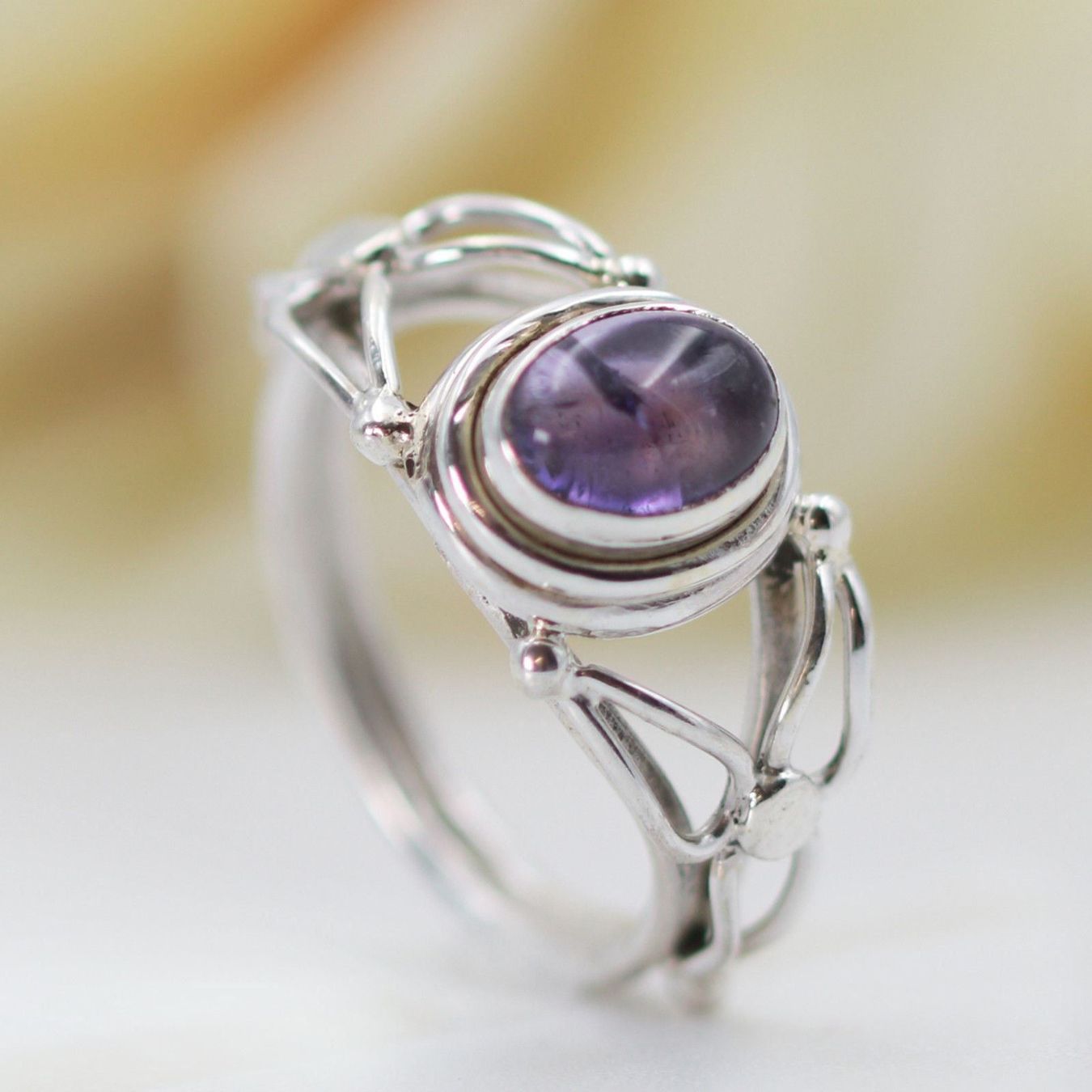 Anelli: Amethyst Ring Gr.52 Silber 925 Sterlingsilber Silberring – Nuovo e nell'imballaggio originale da Bad Salzdetfurth venduto da Weltenbummler-Shop 3