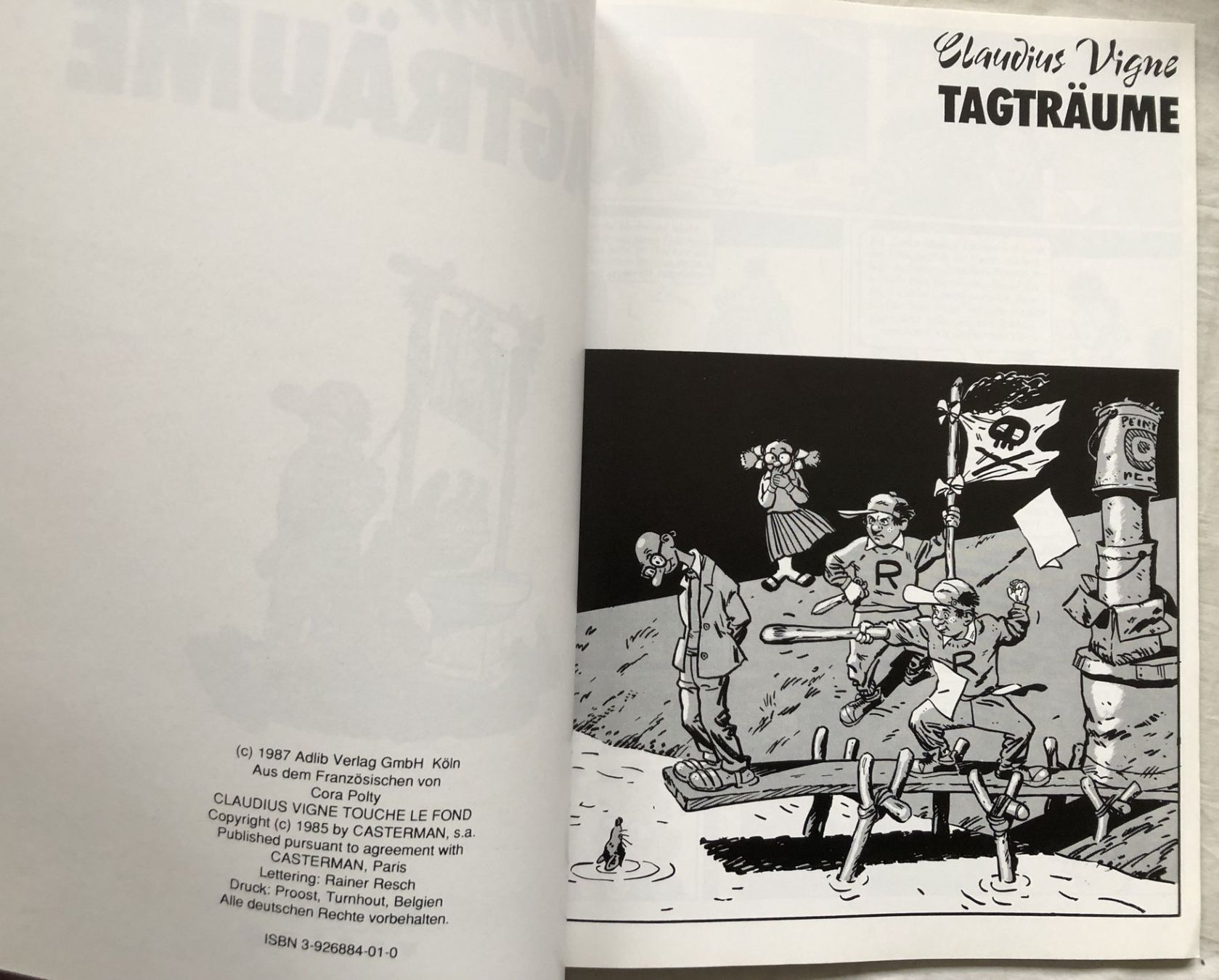 Comics: Claudius Vigne - Tagträume - Comicalbum – Gebraucht aus Schaffhausen von durruti 2