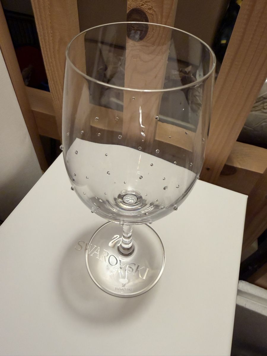 Swarovski Bicchieri: Swarovski Weinglas-Set mit 2 Stück – Nuovo e nell'imballaggio originale da Zürich venduto da burbujita257 4