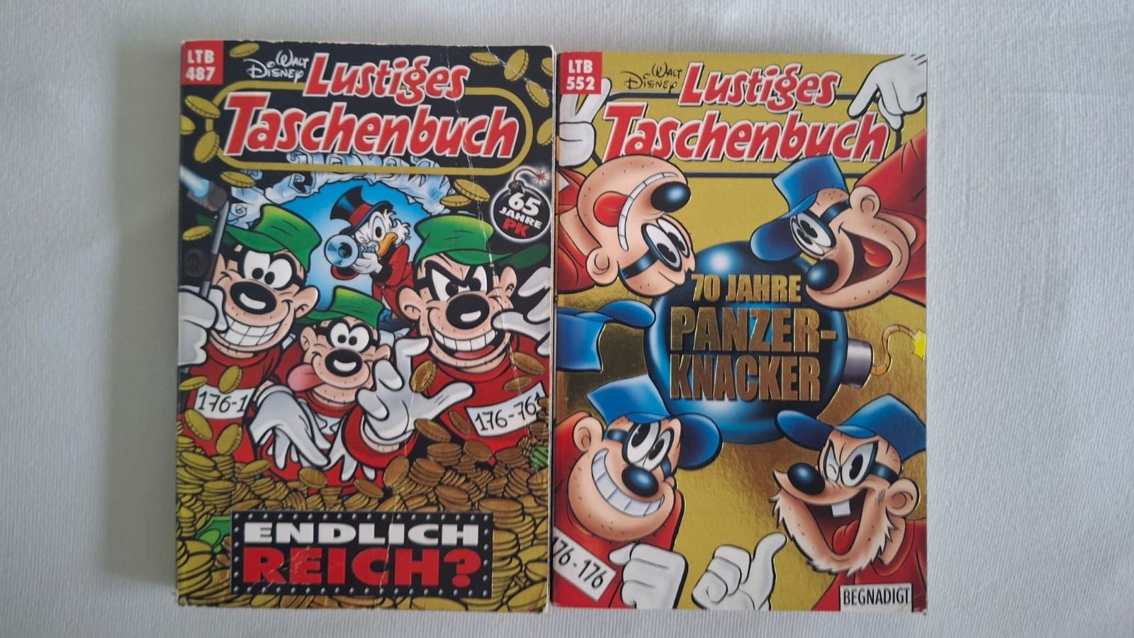Fumetti: 2 LTBs Thema Panzerknacker Band 487 und 552 – Usato da Adliswil venduto da schoggibrot