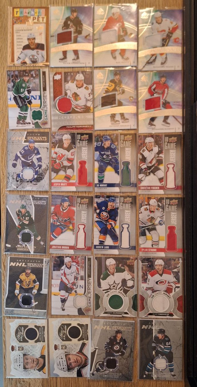 NHL Carte collezionabili: Collection set 87 cards NHL Jersey Patch Auto Limited – Nuovo (secondo la descrizione) da Lostallo venduto da Caps14